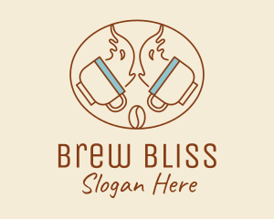 Brewed Coffee Cups  logo design