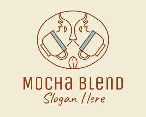 Brewed Coffee Cups  logo design