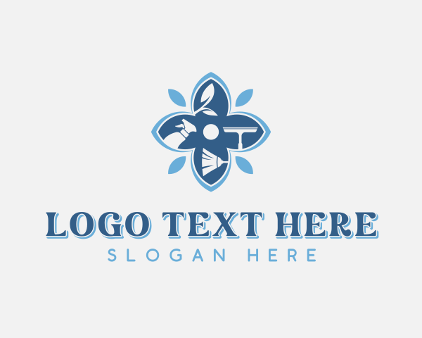 Deep Clean logo example 3