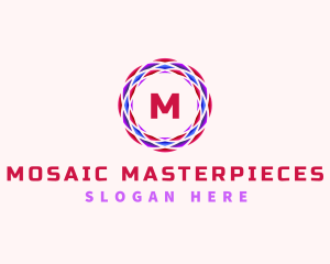 Decorative Pattern Mosaic logo design