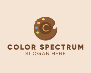 Color Paint Palette logo design