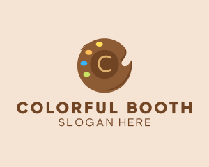 Color Paint Palette logo design