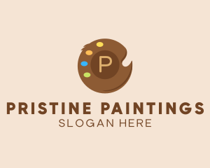 Color Paint Palette logo design