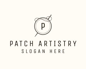 Patch Needle Tailoring logo design