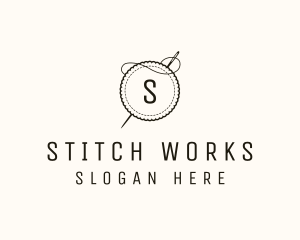 Patch Needle Tailoring logo design