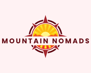 Compass Mountain Travel logo design