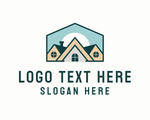 Residential House Roof logo