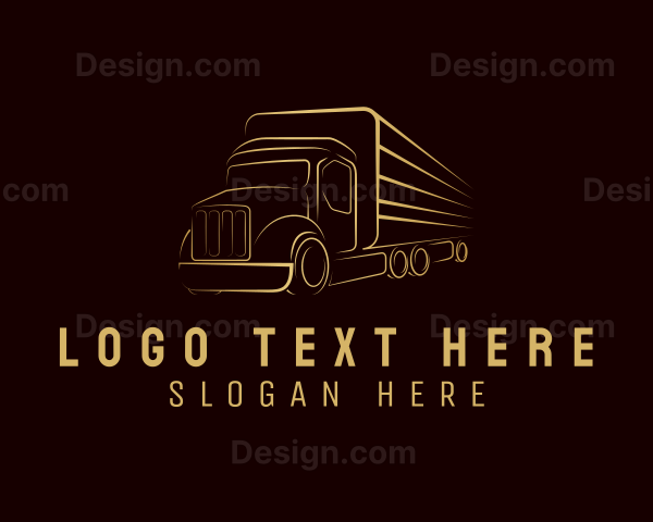 Freight Delivery Automobile Logo