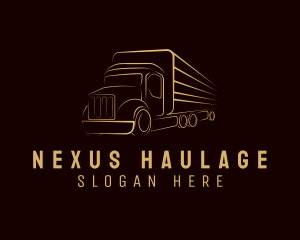 Freight Delivery Automobile logo design