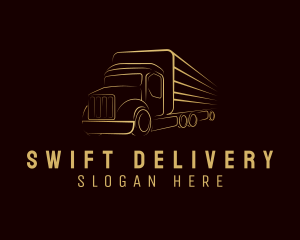 Freight Delivery Automobile logo design