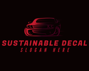 Red Drift Racing logo design