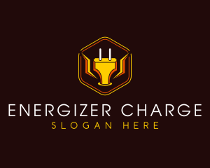 Electrical Plug Lightning logo design