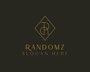 Diamond Boutique Letter R logo design