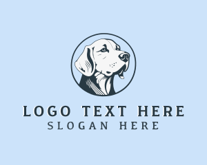 Vintage Labrador Dog logo