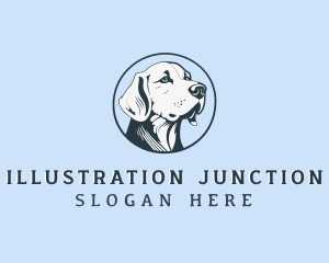Vintage Labrador Dog logo