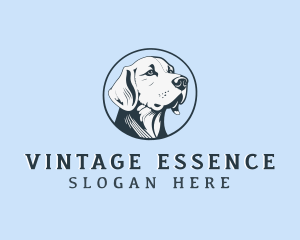 Vintage Labrador Dog logo