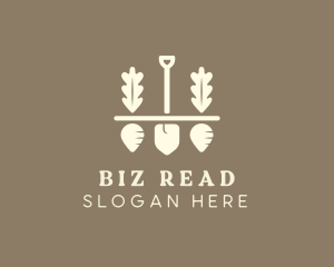 Shovel Vegetable Farm logo design