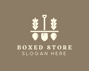 Shovel Vegetable Farm logo design