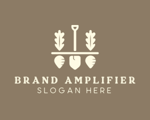 Shovel Vegetable Farm logo design