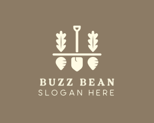 Shovel Vegetable Farm logo design