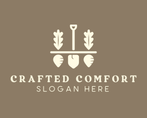 Shovel Vegetable Farm logo design