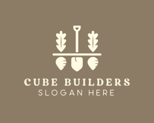 Shovel Vegetable Farm logo design