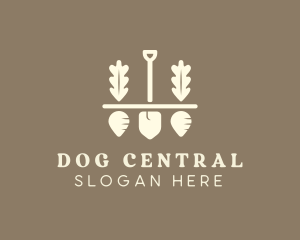 Shovel Vegetable Farm logo design