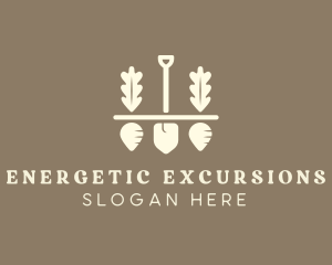 Shovel Vegetable Farm logo design