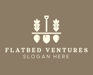 Shovel Vegetable Farm logo design