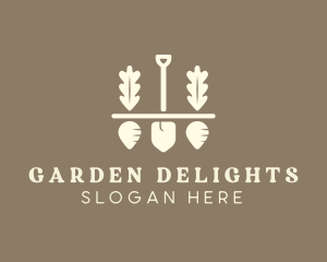 Shovel Vegetable Farm logo design