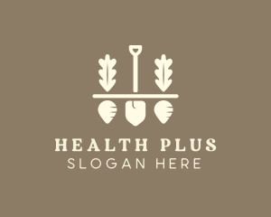 Shovel Vegetable Farm logo design