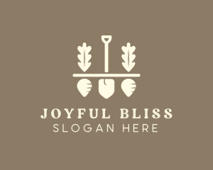 Shovel Vegetable Farm logo design