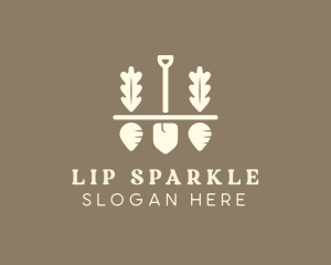 Shovel Vegetable Farm logo design