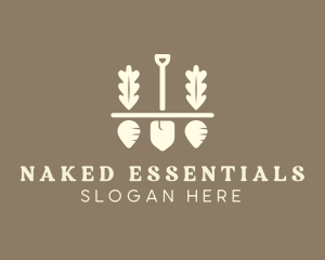 Shovel Vegetable Farm logo design