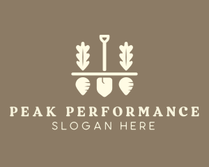 Shovel Vegetable Farm logo design