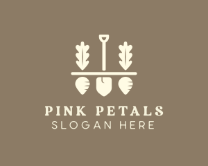 Shovel Vegetable Farm logo design