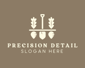 Shovel Vegetable Farm logo design