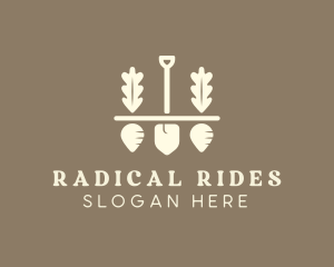 Shovel Vegetable Farm logo design