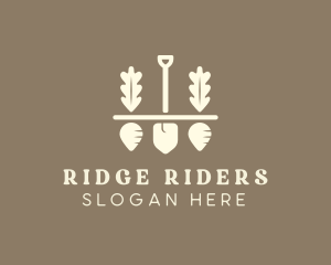 Shovel Vegetable Farm logo design