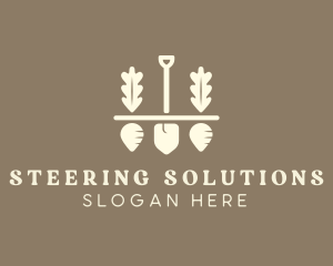 Shovel Vegetable Farm logo design