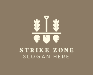 Shovel Vegetable Farm logo design