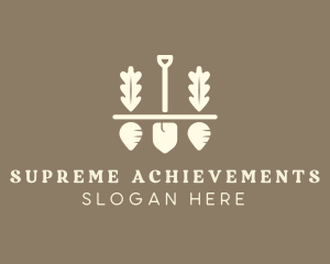 Shovel Vegetable Farm logo design