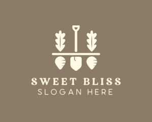 Shovel Vegetable Farm logo design