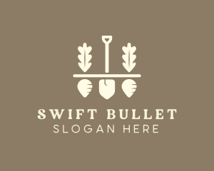 Shovel Vegetable Farm logo design