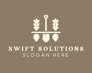 Shovel Vegetable Farm logo design