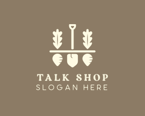 Shovel Vegetable Farm logo design