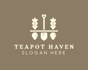 Shovel Vegetable Farm logo design