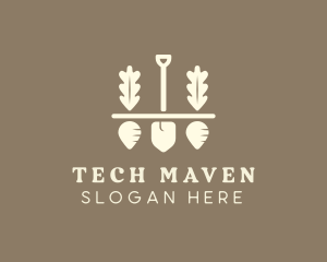 Shovel Vegetable Farm logo design