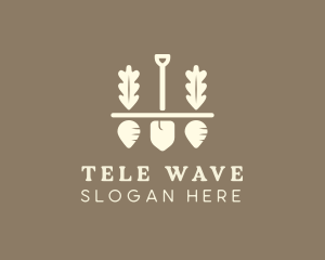 Shovel Vegetable Farm logo design