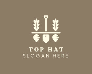 Shovel Vegetable Farm logo design